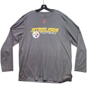 Pittsburgh Steelers Shirt‎ Mens Extra Large NFL Football Spell Out Performance